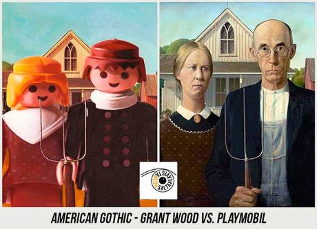 Cuadro-American-Gothic-de-Grant-Wood-Hecho-con-Playmobil