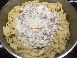 MACARRONES CON MASCARPONE EN THERMOMIX