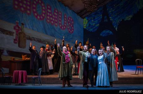 “La Bohème” de Puccini, un colorido espectáculo parisino en el Maestranza