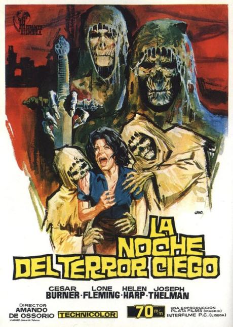 La noche del terror ciego (1971), Templarios zombies 1 de 4