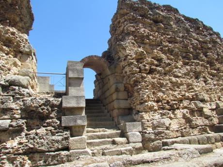 El teatro de las ruinas romanas de Mérida. España