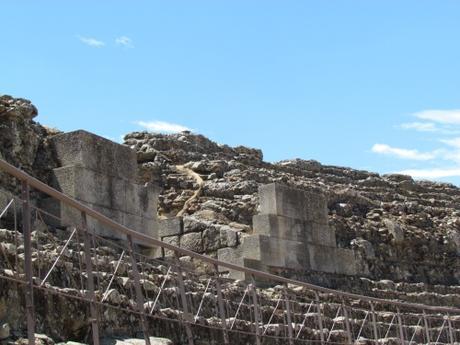 El teatro de las ruinas romanas de Mérida. España