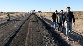 Avanza la obra de elevación de la ruta 22 en Challacó