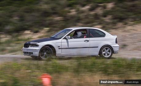 Tandas de drift en Can Padró. El calor fue otro de los protagonistas.