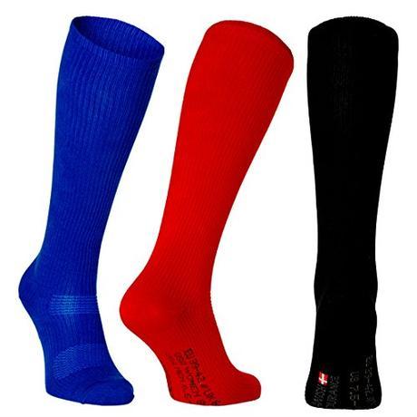 DANISH ENDURANCE Calcetines de Compresión Orgánicos Ultra Ligeros // (EU 43-47 // UK 9.5-12.5, Negro)