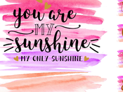 Imprimibles estilo Acuarela lamina gratis