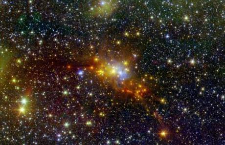 Las estrellas jóvenes de la nebulosa de la serpiente