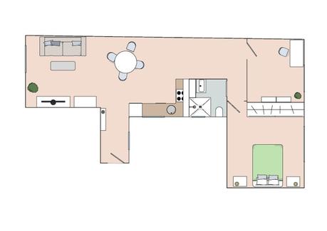 sillas eames reformas zaragoza planta abierta piso alquiler en zaragoza estilo nórdico distribución diáfana blog decoracion interiores 