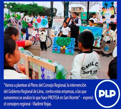Contra el abuso empresarial que destruye el medio ambiente:  NIÑOS ALZAN SU VOZ DE PROTESTA…