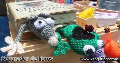 Separador de libros en crochet