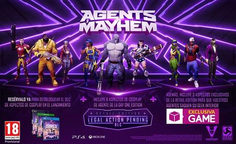 GAME anuncia el contenido de su edición exclusiva de Agents of Mayhem