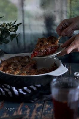 Tartaleta de peras y fresas - Stramberry and pears pie