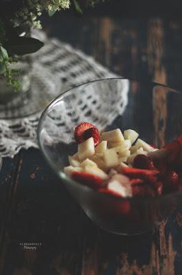 Tartaleta de peras y fresas - Stramberry and pears pie