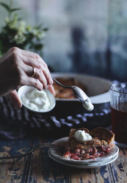 Tartaleta de peras y fresas - Stramberry and pears pie