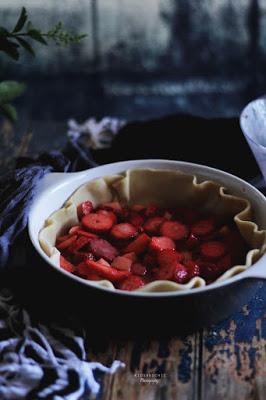Tartaleta de peras y fresas - Stramberry and pears pie