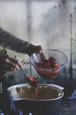 Tartaleta de peras y fresas - Stramberry and pears pie