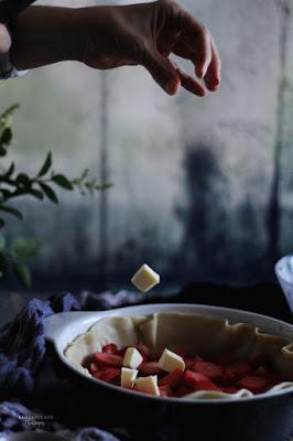 Tartaleta de peras y fresas - Stramberry and pears pie