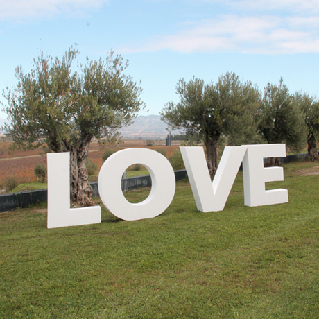 LETRAS DECORATIVAS PARA BODAS