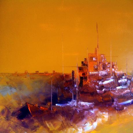 Rescue Óleo espátula lienzo. junio 2017. 6...