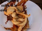 Gallo pescado crujiente salsa bilbaina