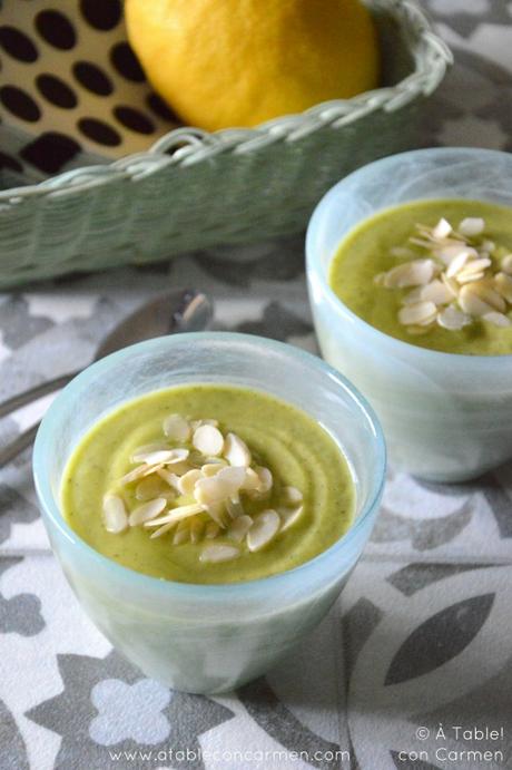 Crema de Calabacín y Aguacate