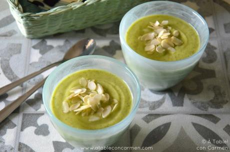 Crema de Calabacín y Aguacate