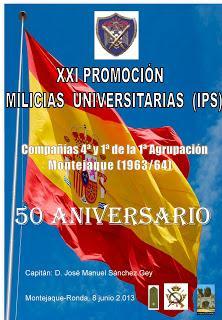 Regreso a la memoria: Cuatro años  después del inolvidable 50 Aniversario de la XXI Promoción de Milicias Universitarias