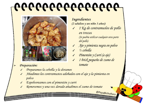 Pollo con zumo de tomate #CocinandoConPapi