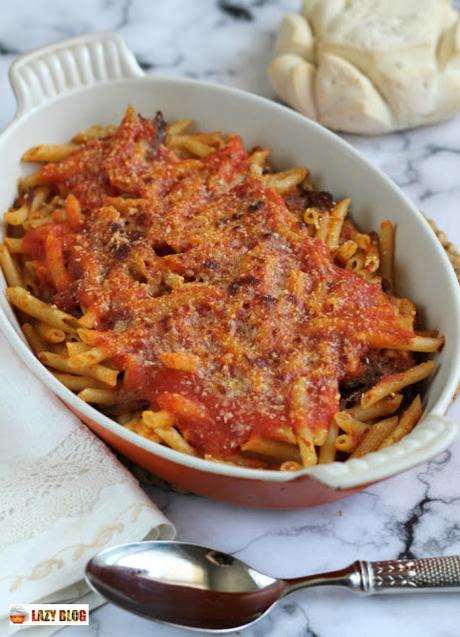 Macarrones con rabo de toro receta lazy blog