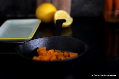 Tiradito de Lubina sobre Crema de Ají Amarillo