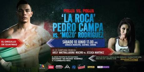 Pedro Campa vs Juan Antonio “Mozo” Rodríguez en Vivo – Box – Sábado 10 de Junio del 2017