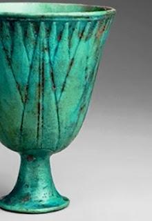 Probando a pintar con cobre y cobalto.