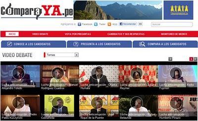TRANSPARENCIA PRESENTA CAMPAÑA COMPARAYA.PE