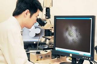 Un microscopio para observar virus vivos