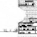 El cubo naranjo / Jakob +Macfarlane Architects Corte 01