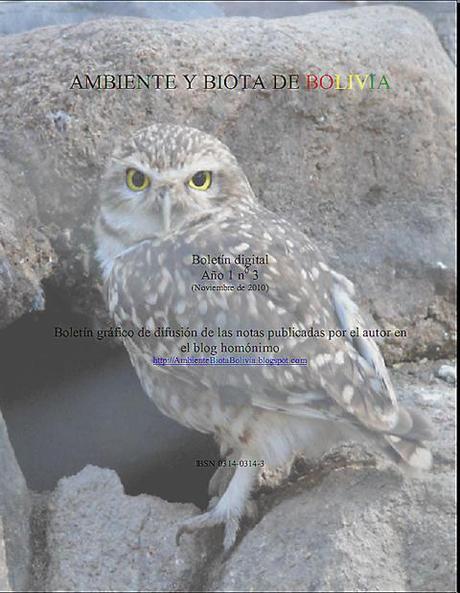 Boletín Ambiente y Biota de Bolivia 1 (3) - Noviembre de 2010