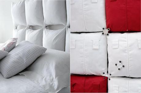 Cabecero de cojines Pixel