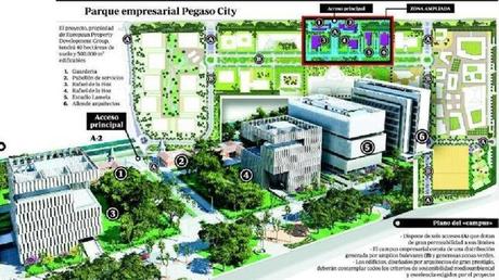 Complejo Una «megaciudad» de oficinas junto a la A-2 – ABC.es (Madrid, España)
