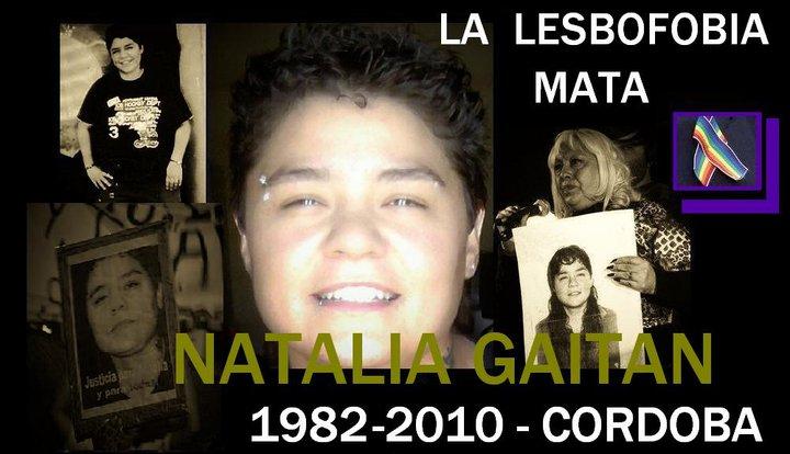 Aniversario del asesinato de Natalia Gaitán en Argentina