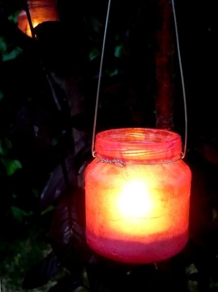 Deco-recicla: farolillos con botes de cristal - Paperblog