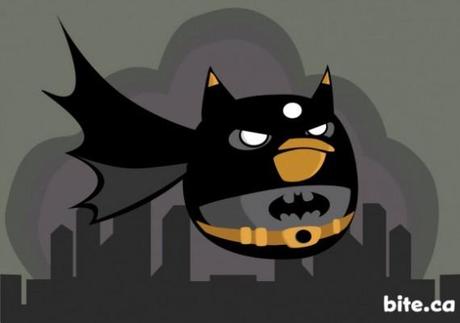 ¿Y si los Angry Birds fueran personajes de Batman?