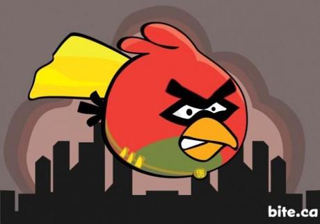 ¿Y si los Angry Birds fueran personajes de Batman?