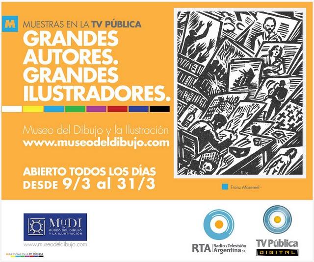 Muestra TV Pública - Grandes Autores. Grandes Ilustradores, Argentina