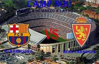 FC BARCELONA  vs  R ZARAGOZA