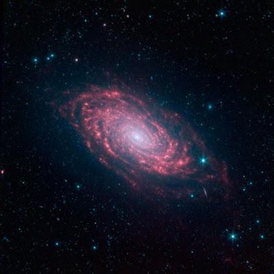 Spitzer retrata la Galaxia del Girasol