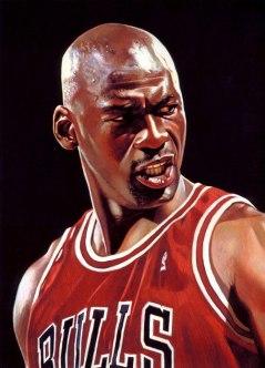 Pinturas de Michael Jordan.