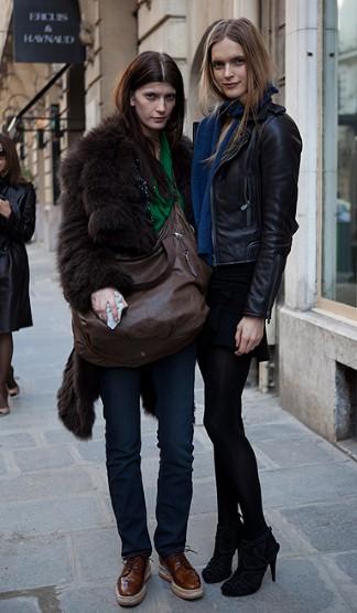 Street style at Paris Fashion Week.