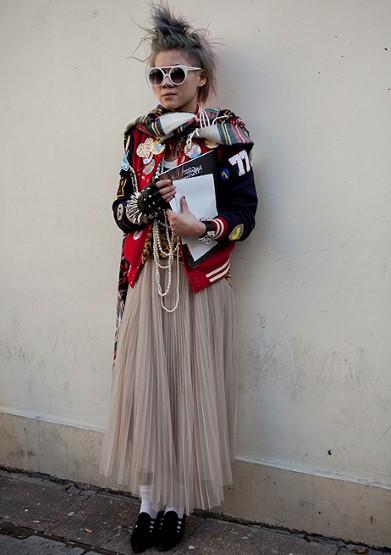 Street style at Paris Fashion Week.