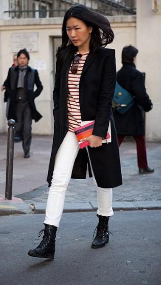 Street style at Paris Fashion Week.