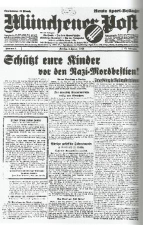 El Münchener Post contra Hitler